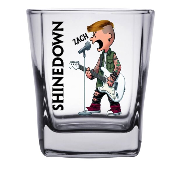 Rock Band SHINEDOWN/PEANUTS MASHUP Shot Glass Set of 5, w/ Matching Gift Boxes - Picture 4 of 7